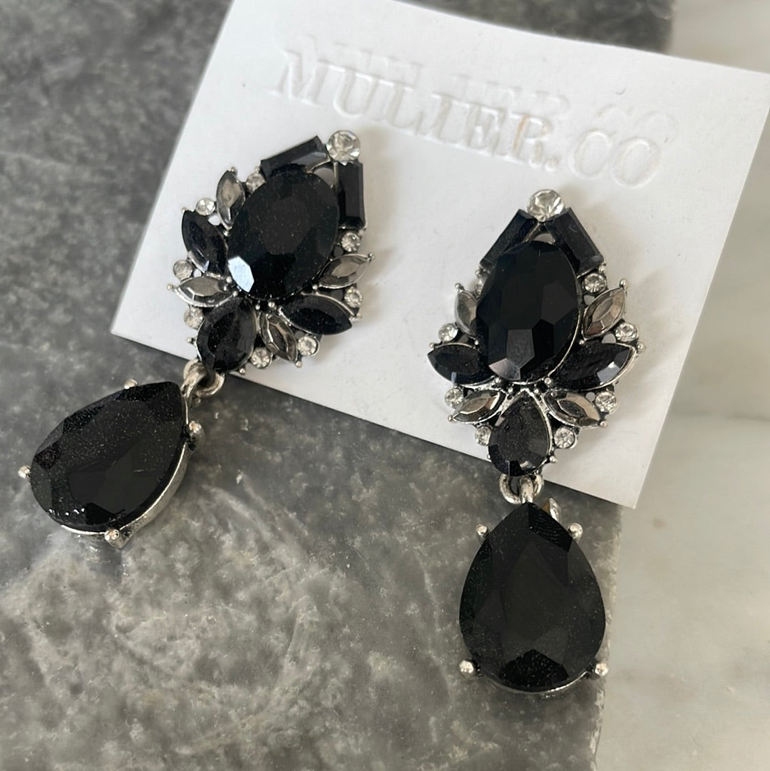 Aretes Boldavia Negro